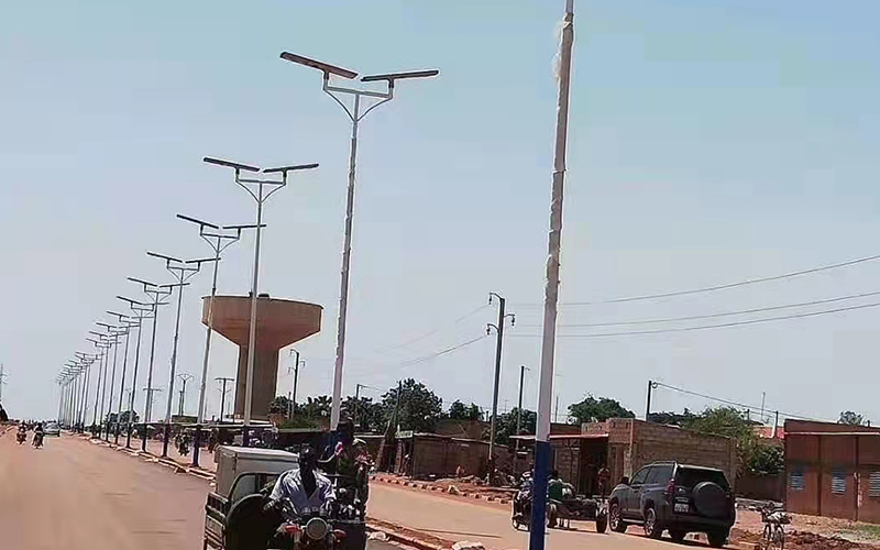All in one Solar Street Light 30W Project in Nigeria
